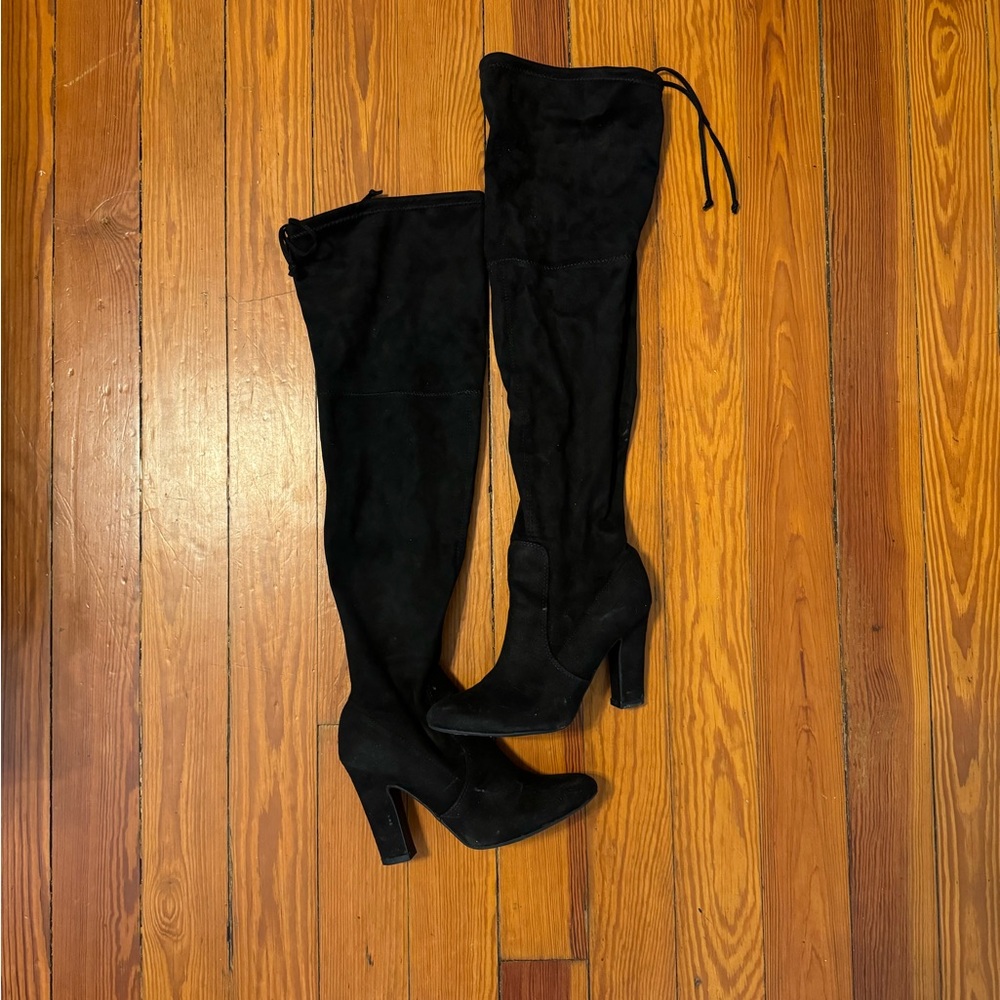 Black Over-the-Knee Women's Boots